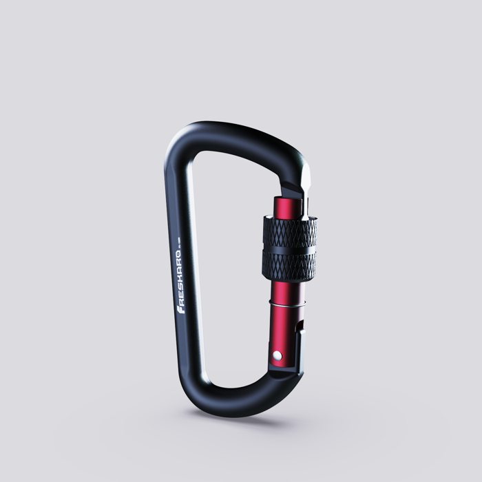 FresKaro 12kN Screwlock carabiner
