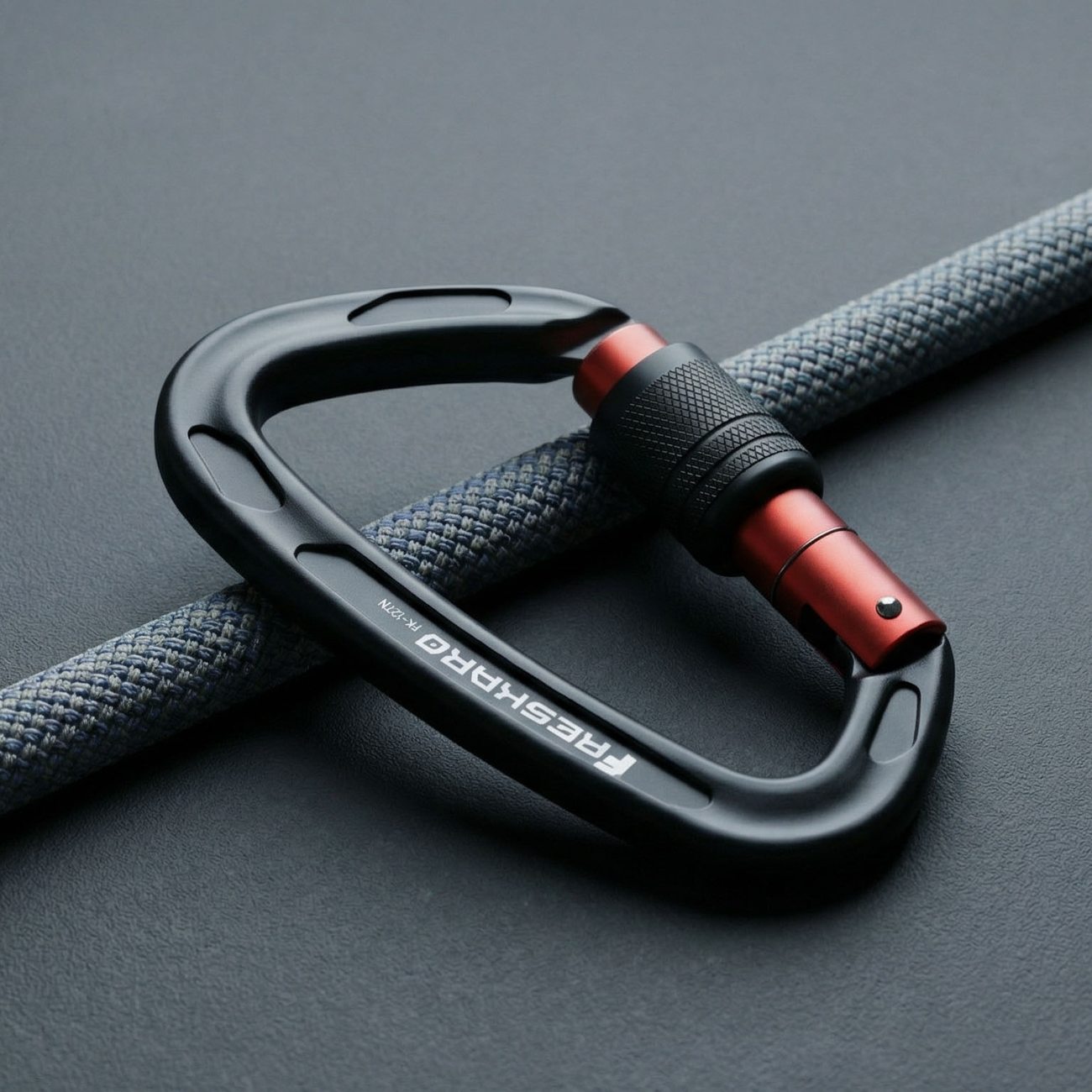 FresKaro screwgate climbing carabiners
