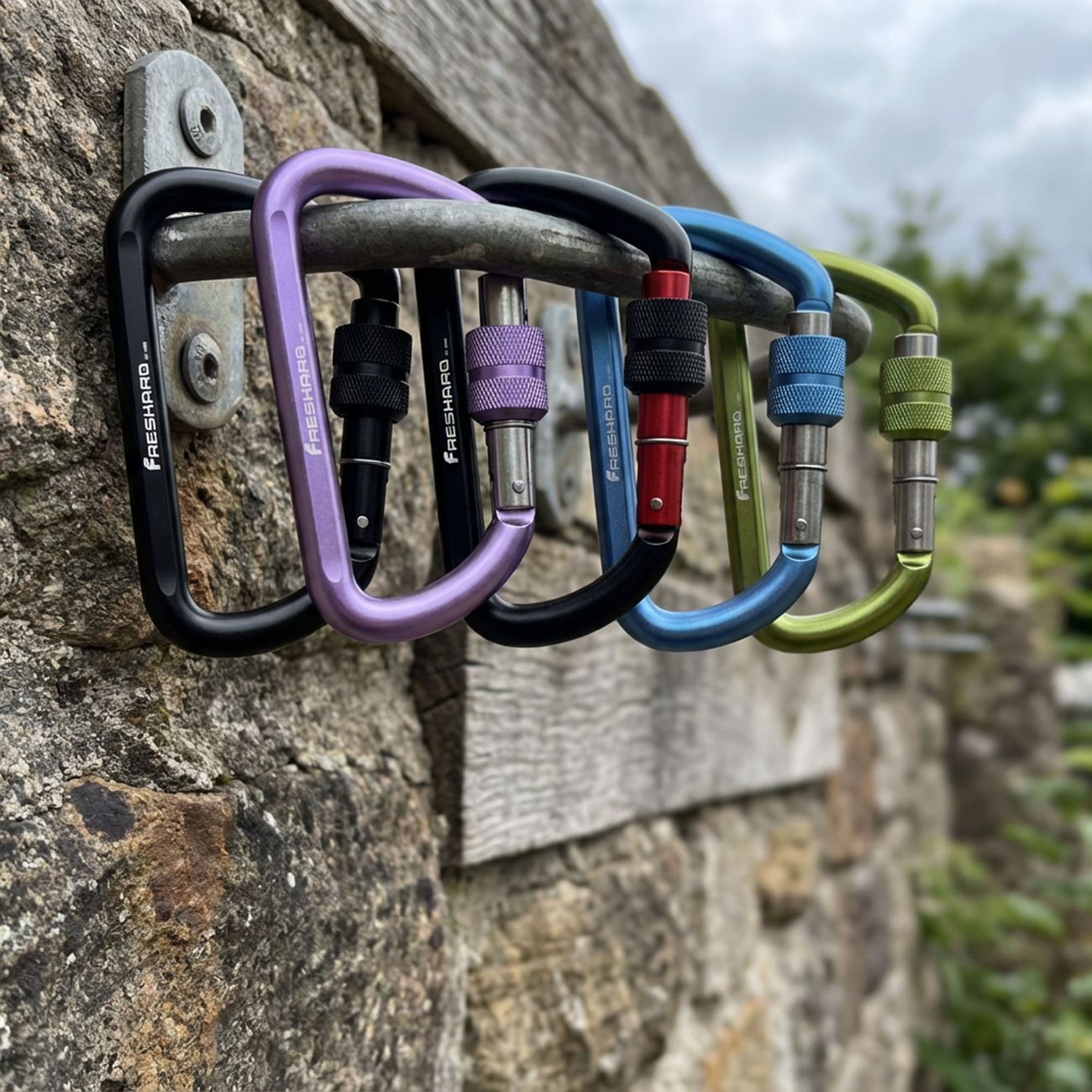 FresKaro everyday locking carabiners
