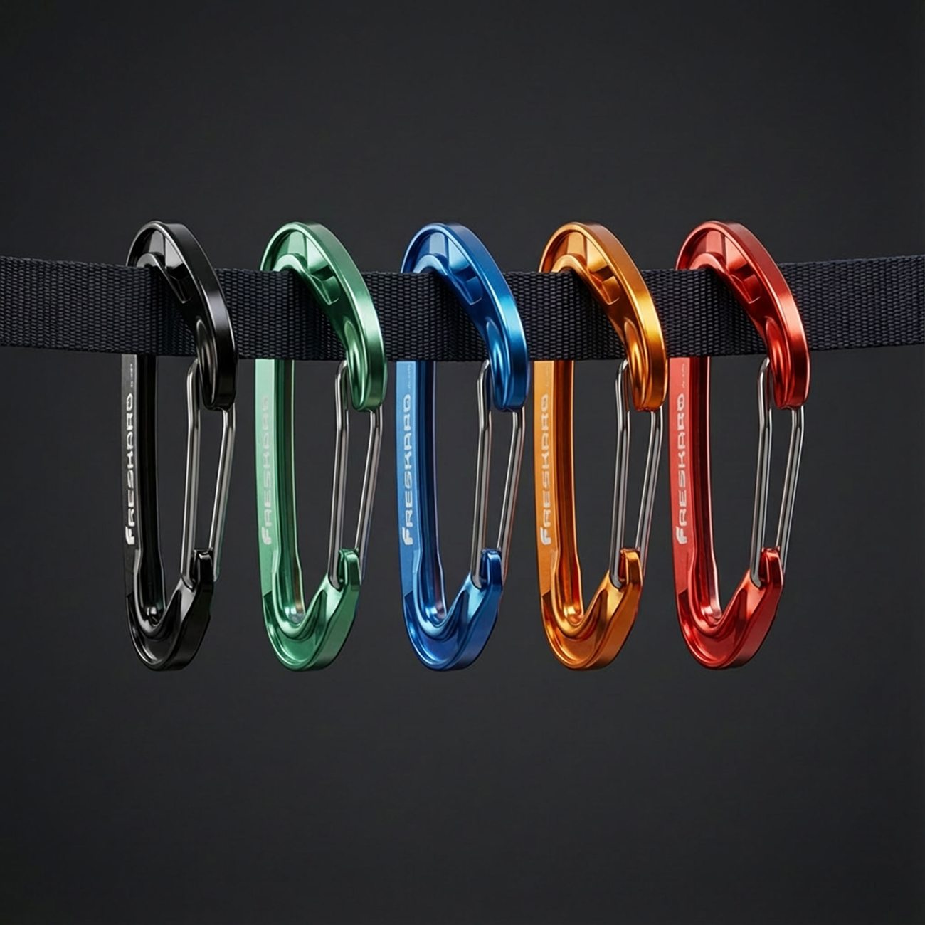 FresKaro wiregate carabiners